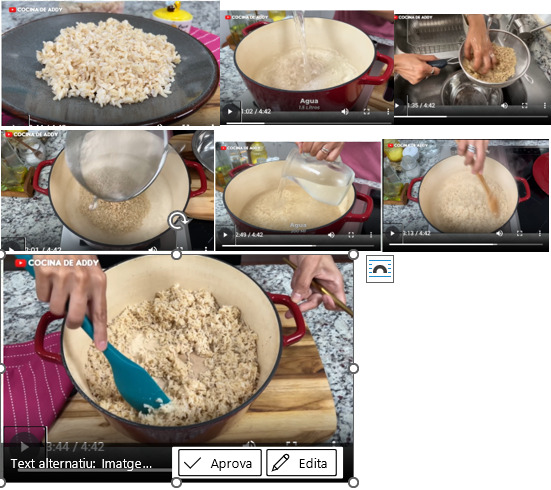 Foto d'arròs integral bullit